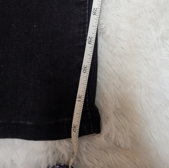 Kunmi Women's Black Denim Wide Leg Jeans Size 12 - Picture 5 of 9